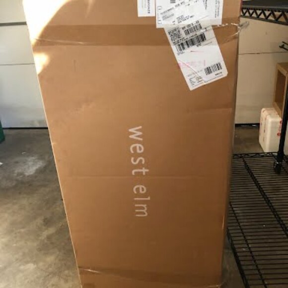 NEW West Elm Sculptural 7 light Chandelier antique bronze Canopy NO SHADES - Picture 4 of 4